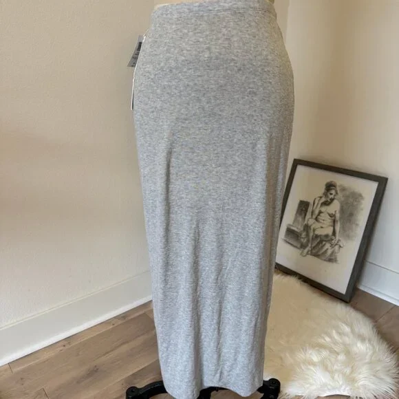 Aritzia Jersey Maxi Skirt Slim Fit Stretchy Bodycon - Picture 5 of 7